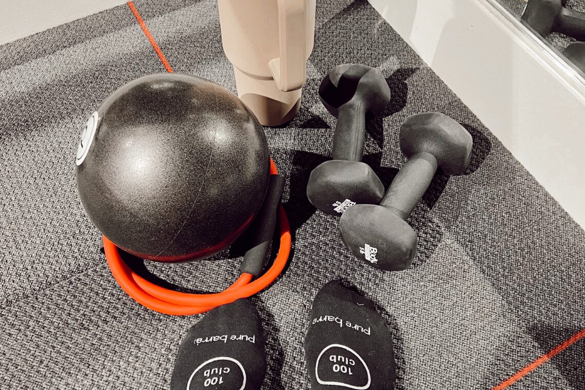 Pure Barre workout class